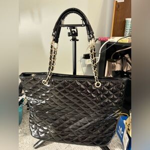 Aldo Tote Bag with Silver Chain